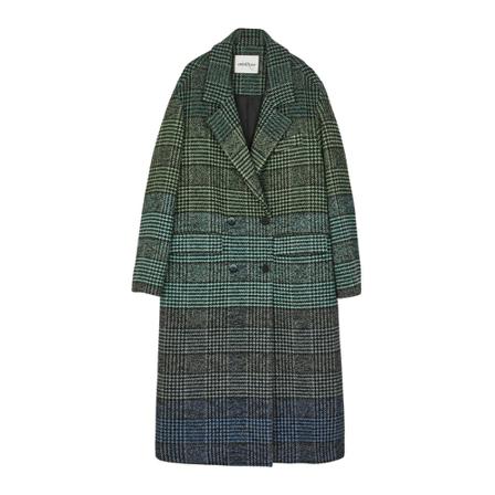 Ottod'Ame, Double-Breasted Coats Blauw, Dames, Maat:S