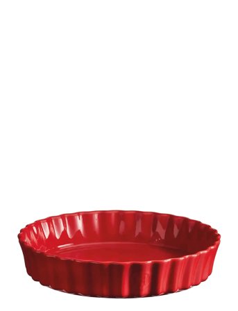 Emile Henry Deep Flan Dish - 28 Cm - Red - 1.98 L