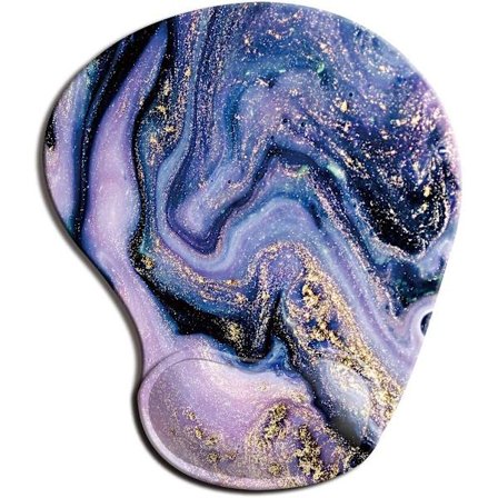 Ergonomisk musemåtte med håndledsstøtte, sødt design og skridsikker PU-base, velegnet til hjemmekontor, arbejde og studier, hvilket gør skrivningen 