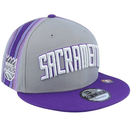 New Era - NBA Grå snapback Keps - Sacramento Kings M 9FIFTY NBA City Edition 22 Grey/Purple Snapback @ Hatstore