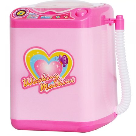 Tvättmaskin leksak för barn dockhus möbler låtsas Pl