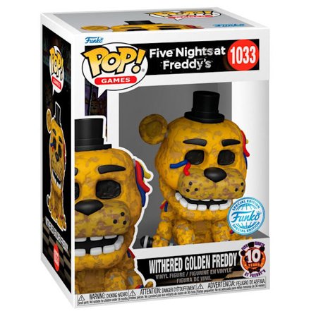 Five Nights at Freddy's Withered Golden Freddy Action Figure