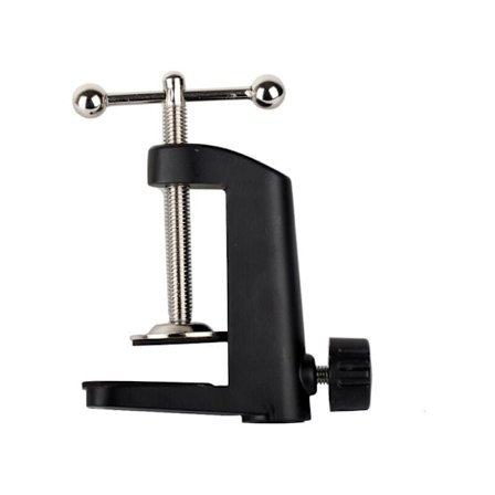 Metallbordsfäste med positioneringsskruvar, passar upp till 5,5 cm bord