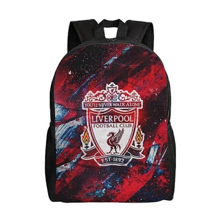 Liverpool Rygsæk Teenager Skoletaske Lærred Notesbog Rygsæk Taske Unisex-hjka1978