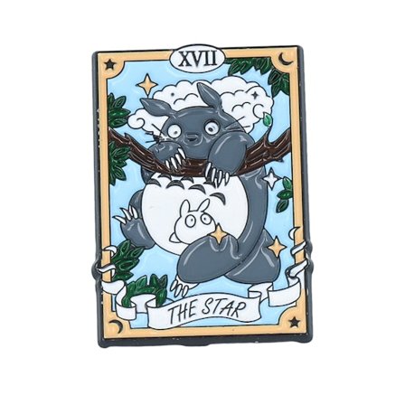 Cap Pins - Tarot The Star Metal Enamel Pin Multi Accessory - @ Hatstore
