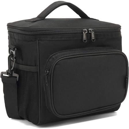 Isolerad lunchväska, svart, hög kvalitet{f2}