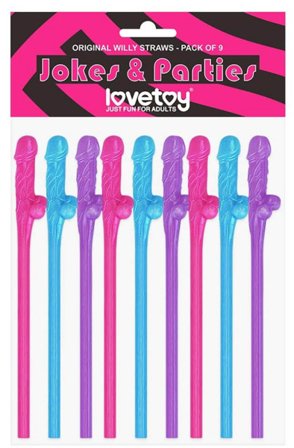 Kjøp Lovetoy Original Willy Straws Multicolor - Snopp | God pris