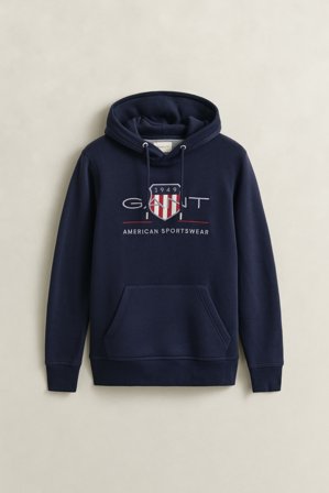 GANT Herren Hoodie (S) Marineblau