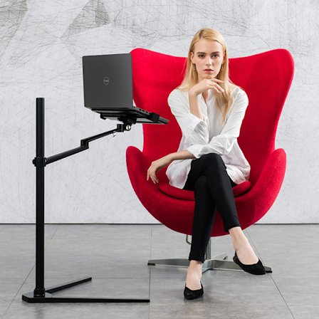 Sängbord, Höj- och Sänkbar Brickbord för Säng eller Soffa