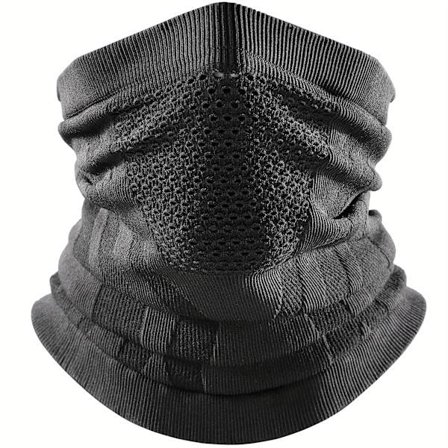 Vinter Pustende Komfortabelt Termisk Strikket Skjerf Ansiktsmaske for Ski, Sykling, Jakt, Vandring, Klatring Løping{REN}
