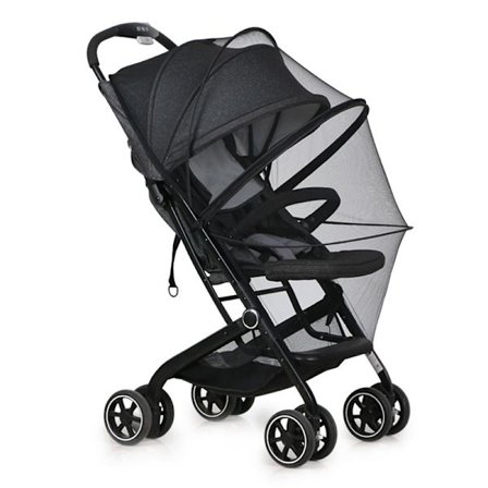 Universell barnvagnsmyggnät med dragkedja, andningsbart skydd mot insekter