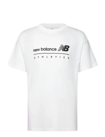 New Balance Linear Graphic T-Shirt - White - S