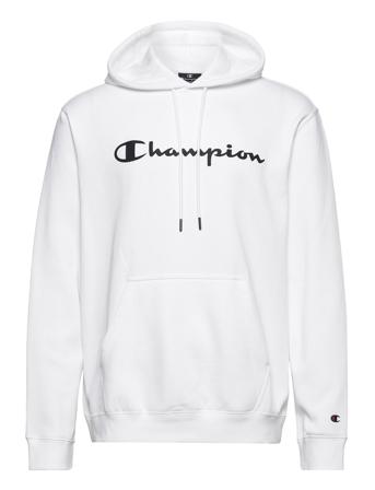 Hooded Sweatshirt Hoodie Trøje Hvid Champion