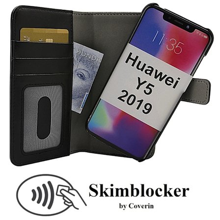 Skimblocker Magnet Wallet Huawei Y5 2019