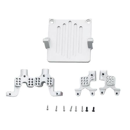 DIY Leketoymodell Opphengssett RC Crawler Transmisjonsplate Leke Internt Utstyr silver