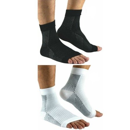 2 par jalkaholkkia Plantar Fasciitis -kompressiosukat L/XL