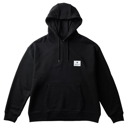 Snow Peak Nsd Square Logo Hoodie Black