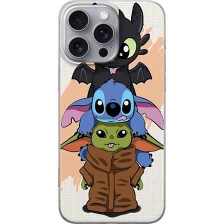 Apple iPhone 16 Pro Max Gjennomsiktig deksel Lilo og Stitch