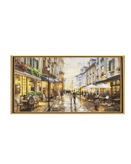 Broderipakke Bilde Night Time Café - Luca-S