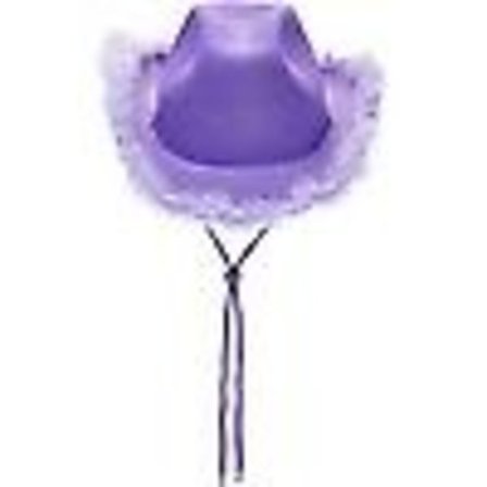 Retro cowboyhatt dam fluffig fjäder bred brättad västerländsk cowboyhatt för damer dam nederdel