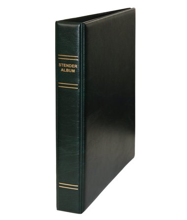 STENDER album - Uden landenavn - Skruebind - Grøn