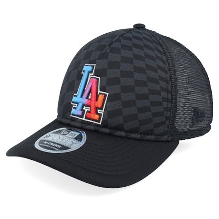 New Era - MLB - Black - trucker - Cap - Los Angeles Dodgers Gradient Raceway Black Trucker - Hatstore