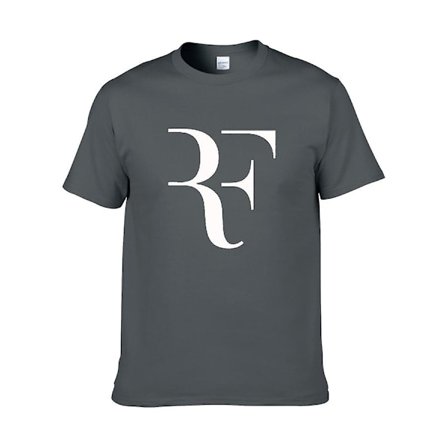 Federer Tennis kortärmad bomull T-shirt med rund hals