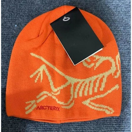 ARC'TERYX Herre Vinterhue, Casual Varm Skihue, Blød Termisk Strikket Hue til Koldt Vejr Orange