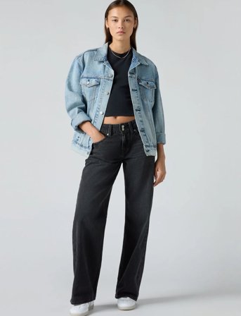 Levi's Superlow Loose Mic Dropped - Grey - 32 x 30