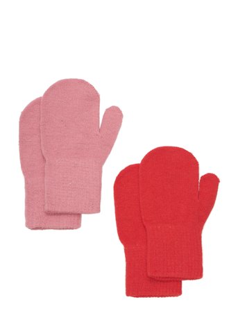 CeLaVi Magic Mittens 2-Pack - Red - 1-2Y