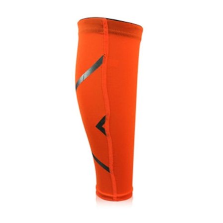 Sportkompresjonssokker for legger - Benstøtte for løpere, mot beinhinnebetennelse og åreknuter Oransje Oransje