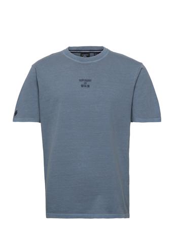 Code Cl Garment Dye Loose Tee Blue Superdry