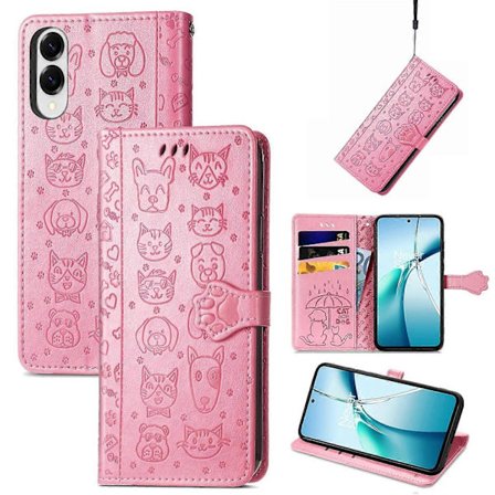 Katt og Hund Preget Deksel For Samsung Galaxy S25 Edge 5G