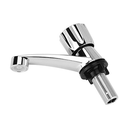 Enkel kran Kallvattenkran Vattenmunstycke G1/2 Badrumshandfat Kökshandfat Toaletthandfat Tillbehör