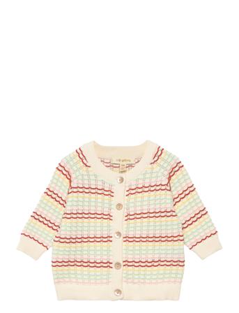Sgeaston Light Stripes Cardigan Patterned Soft Gallery
