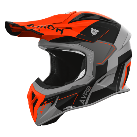 Crosshelm Airoh Aviator Ace 2 Shield (2026) Orange Matt S