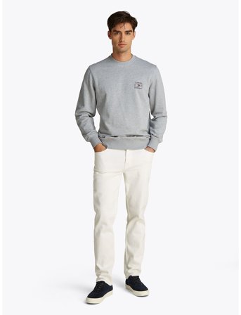 Tommy Hilfiger Hilfiger Stack Sweatshirt - Grey - XXXL