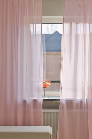 Jotex - Voile Gordijn 2-pak Marshmallowroze Marshmallowroze - CORINNE - Koop Multifunctionele gordijnen bij Jotex