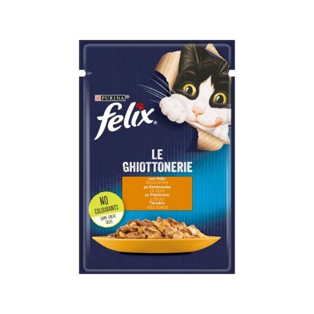 Purina Felix Le Ghiottonerie Gusto Pollo Cibo Umido Gatti Adulti