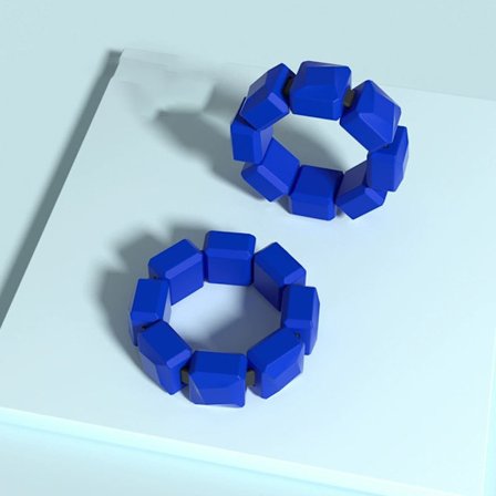 Uimaharjoitteluranneke painoilla, painotettu ranneke kuntovalmennukseen, sininen