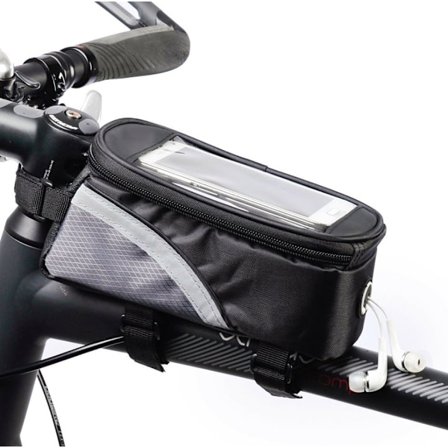 Cykelram Top Tube Bags Cykling Touch Phone Screen Bag