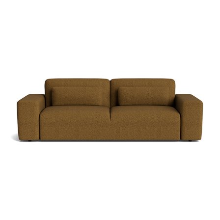 Messina 3 personers sofa - Mito Gul - 242x107x80 - Sofa, 3 personers sofa