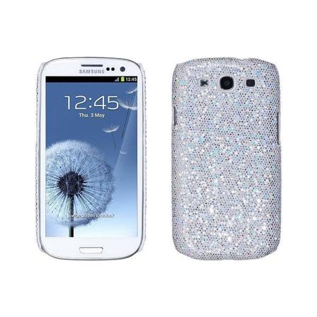 Sparkle Baksideskal tillSamsung Galaxy S3 i9300 (Silver) Silver
