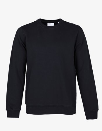 Classic Organic Crew - Deep Black - XL