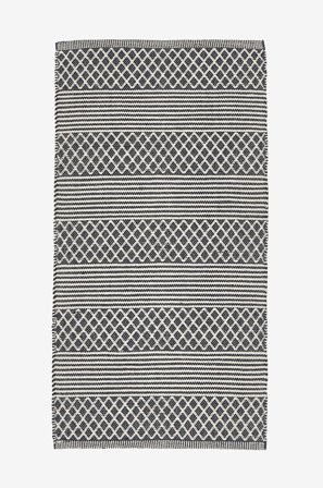 Mattbolaget - Tæppe Lysekil - Grå - Bomulds- & kludetæpper - 75X135 - Fra Homeroom