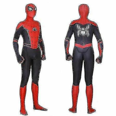 Spider Man Into The Superhero Costume Barn Miles Morales Vuxen S Red