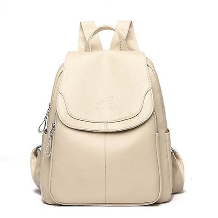 Ægte Dame Læder Rygsæk Mode Kvinde Skuldertaske Sac A Dos Dame Rygsæk Mochilas Skoletasker Til Teenagepiger 2023