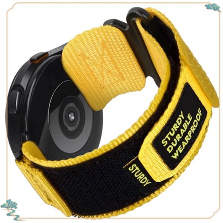 22mm 20mm Kamouflage Nylon Armband kompatibelt Samsung Galaxy Watch 7 6 5 4 40/44mm 6 Classic 43 47mm Armband kompatibelt Huawei Watch GT5 4Pro 