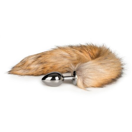 Easy Toys: Fox Tail Plug No.2 -Silver