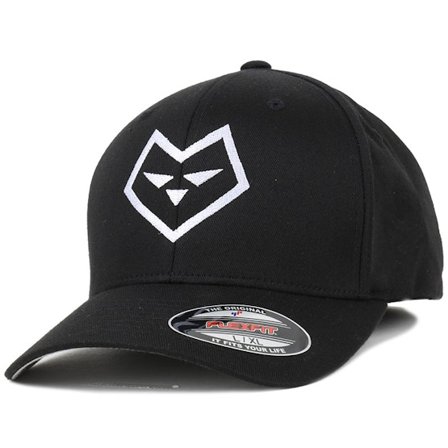 Iconic - Black flexfit Czapka Z Daszkiem - Logo One Black/White Flexfit @ Hatstore